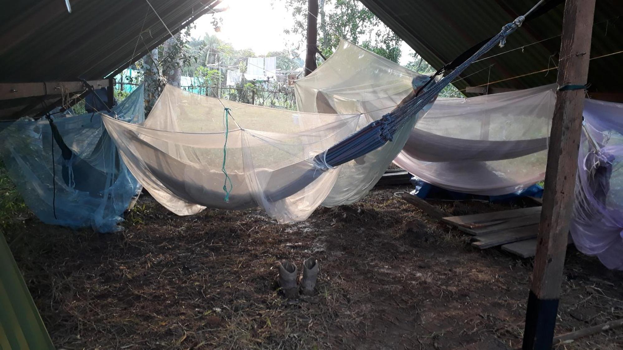 Xingu Camping Site Leticia Bilik gambar
